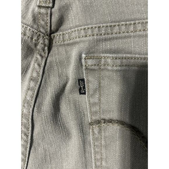Levi's 505 Straight Leg Jeans Women's Size 14 M Gray Denim Pockets - Picture 10 of 11